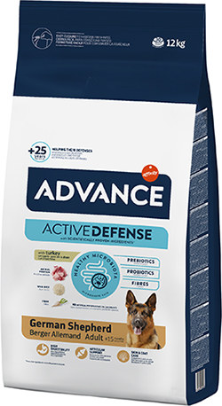 Advance Maxi German Shepherd (на основе мяса индейки и риса)