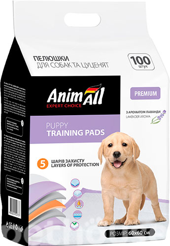 AnimAll Пеленки с ароматом лаванды для щенков и взрослых собак, фото 2