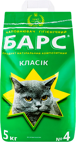 Барс №4 классик, наполнитель для туалета, без аромата