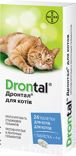 Bayer Drontal для кошек