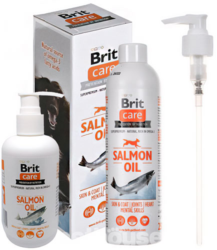 Brit Care Salmon Oil Лососева олія для собак, фото 2