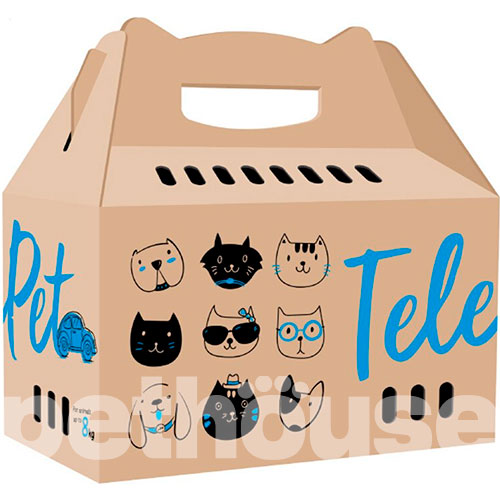 Collar TelePet Картонная переноска для кошек и собак