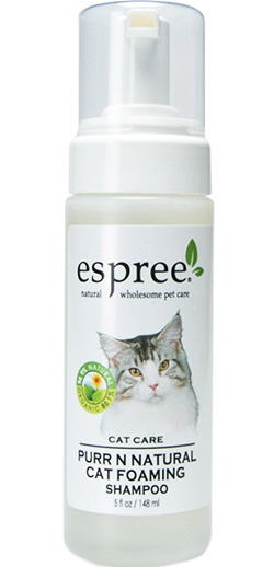 Espree Purr 'N natural cat & kitten foaming shampoo - Шампунь-пена для котят и кошек