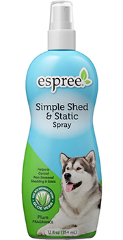 Espree Anti-shed, itch and static spray - Спрей от выпадения шерсти и зуда