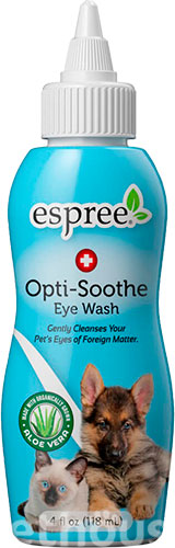 Espree Aloe OptiSoothe Eye Wash & Clear Rinse Розчин для очищення очей цуценят і кошенят