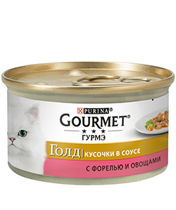 Gourmet Gold с форелью и овощами