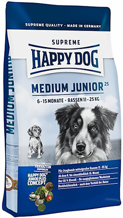 Happy dog Medium Junior 25