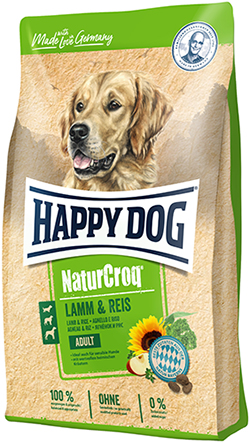 Happy dog NaturCroq Lamm & Reis с ягненком