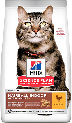 Hill's SP Feline Mature Аdult 7+ Hairball Chicken