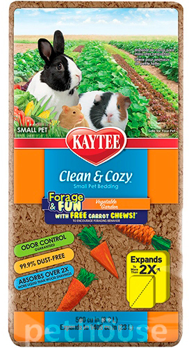 Kaytee Clean & Cozy Vegetable Garden - подстилка в клетку для грызунов