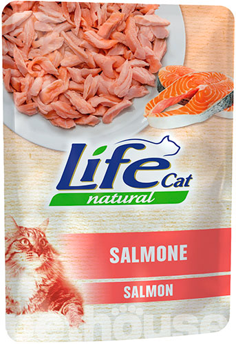 LifeCat Лосось в желе для котів, пауч