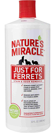 Nature's Miracle Just For Ferrets Уничтожитель запаха и пятен