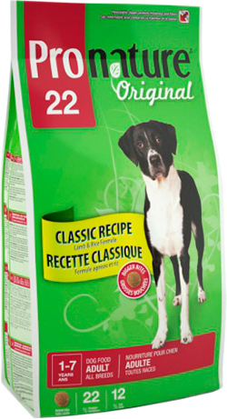 Pronature Original Dog adult lamb and rice bigger bites