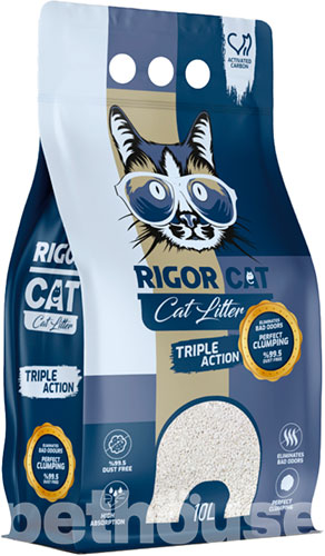 Rigor Cat Наполнитель для кошачьего туалета, с активированным углем