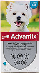 Advantix для собак от 4 до 10 кг