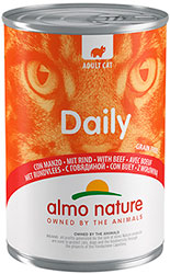 Almo Nature Daily Cat Cans з яловичиною для котів
