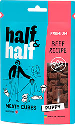 Half&Half Puppy М'ясні кубики з яловичиною для цуценят