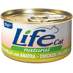 LifeCat Куряче філе з качкою для котів