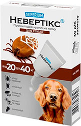 Superium Невертікс Протикліщові краплі для собак вагою від 20 до 40 кг