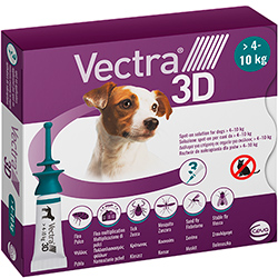 Vectra 3D Краплі для собак вагою від 4 до 10 кг