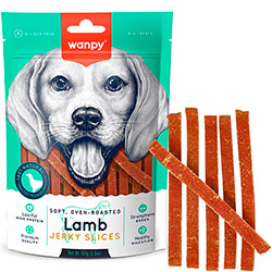 Wanpy Lamb Jerky Slices Ломтики филе ягненка для собак