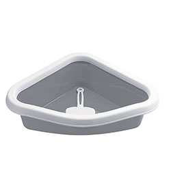 Stefanplast Sprint угловой туалет с лопаткой для кошек