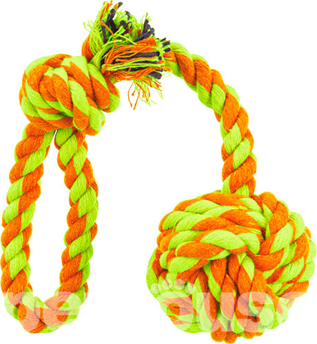 Trixie М'яч із каната на мотузці, 5,5 см, фото 2