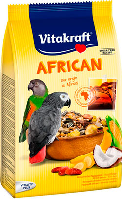 Vitakraft African для африканских попугаев