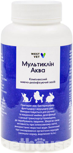 West Vet Мультиклін Аква Комплексний мийно-дезінфекційний засіб